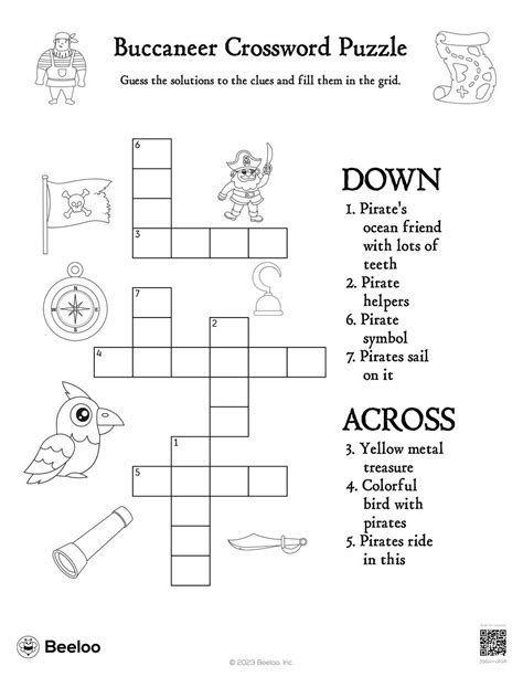 buccaneer crossword clue 6 letters.